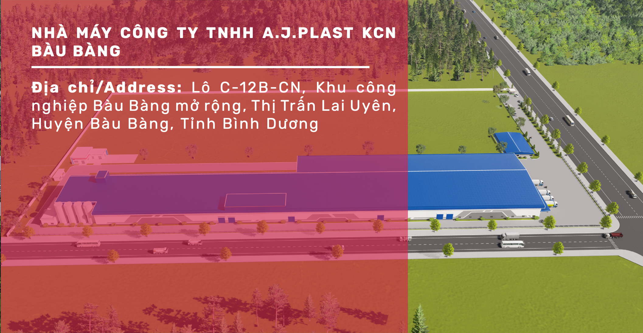 NHÀ MÁY CÔNG TY TNHH A.J.PLAST KCN BÀU BÀNG